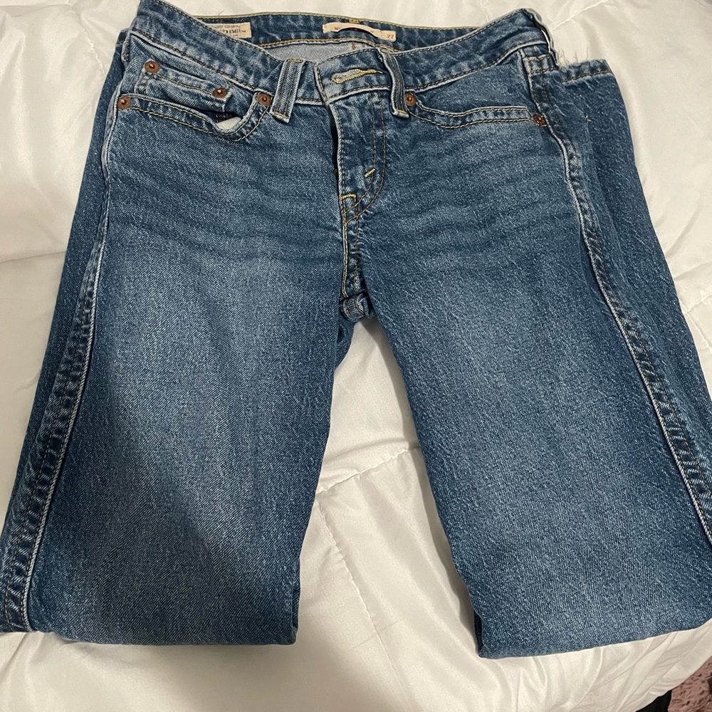 Blue Levi’s Straight Leg Jeans